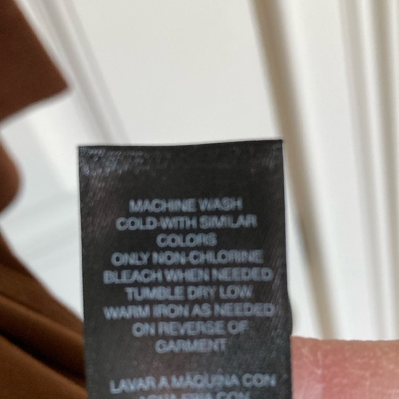 Chicos Womens Brown Open Front Slinky Cardigan Jacket Size XL Office Career - Picture 8 of 12